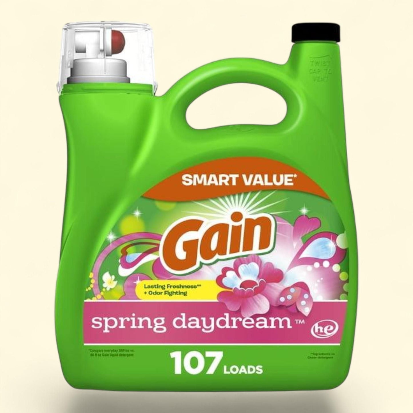 Gain Liquid Laundry Detergent, Spring Daydream Scent, 154 fl oz