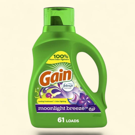 Gain Liquid Laundry Detergent, Moonlight Breeze Scent, 88 fl oz