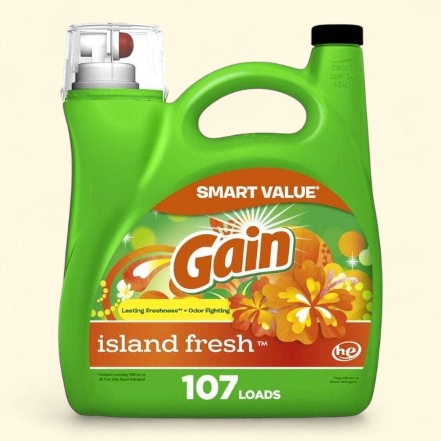 Gain Liquid Laundry Detergent, Island Fresh Scent, 154 fl oz
