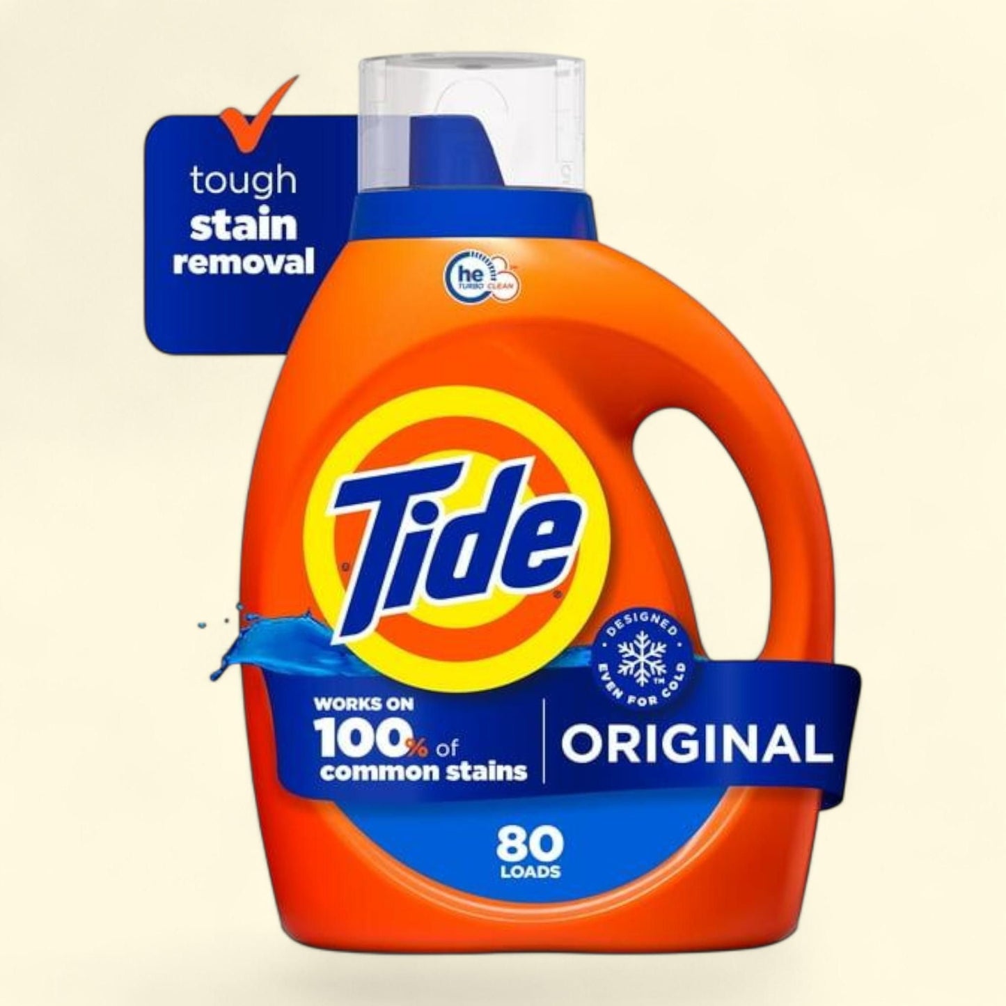 Tide Laundry Detergent Liquid, Original Scent, 105 fl oz