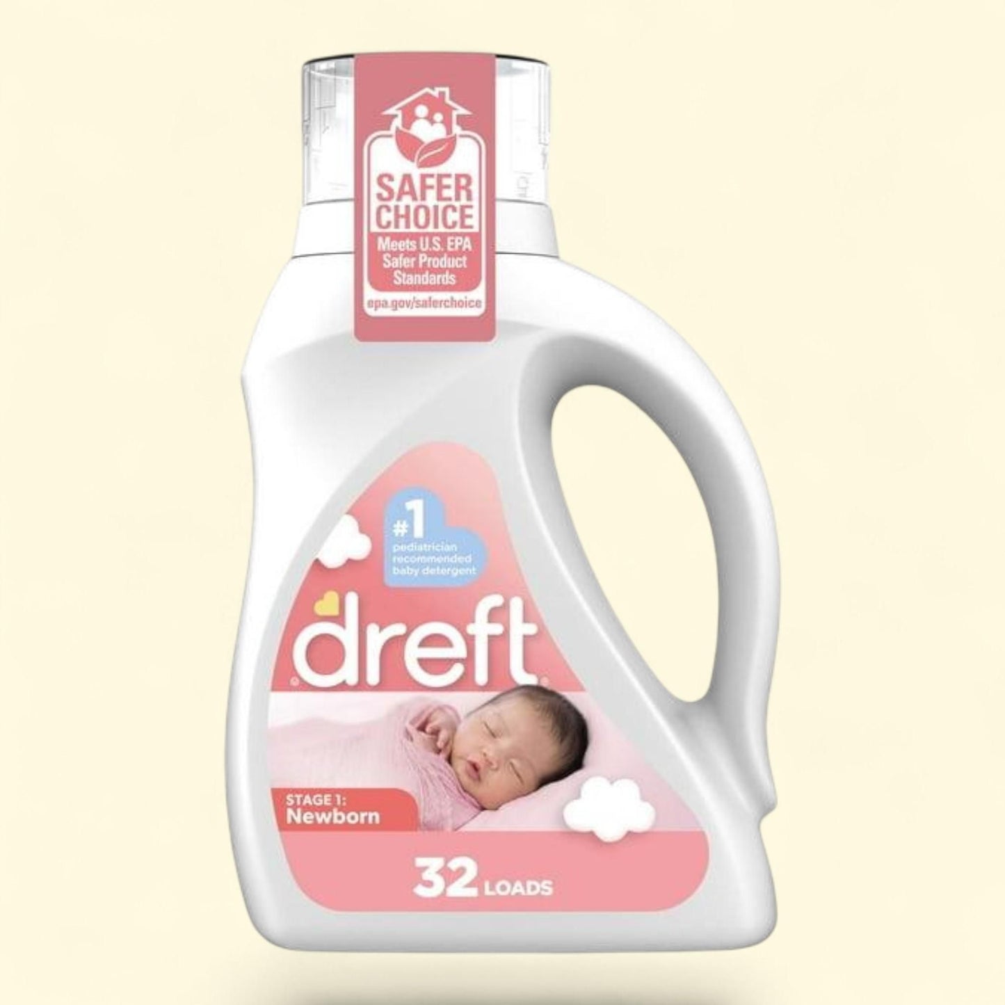 Dreft Baby Liquid Laundry Detergent, Sensitive Skin, 46 fl oz