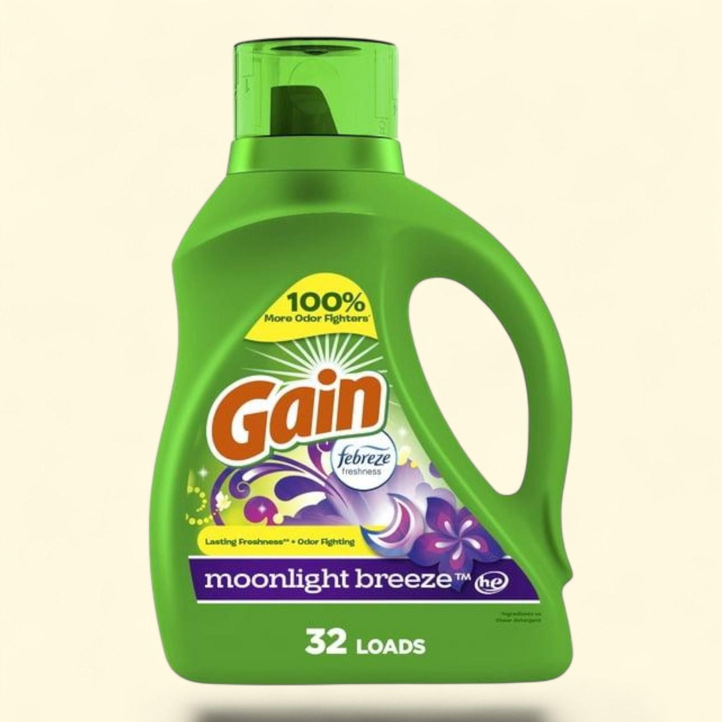Gain Liquid Laundry Detergent, Moonlight Breeze Scent, 46 fl oz