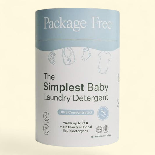 Package Free Baby Laundry Detergent Powder, Unscented, 140 Load
