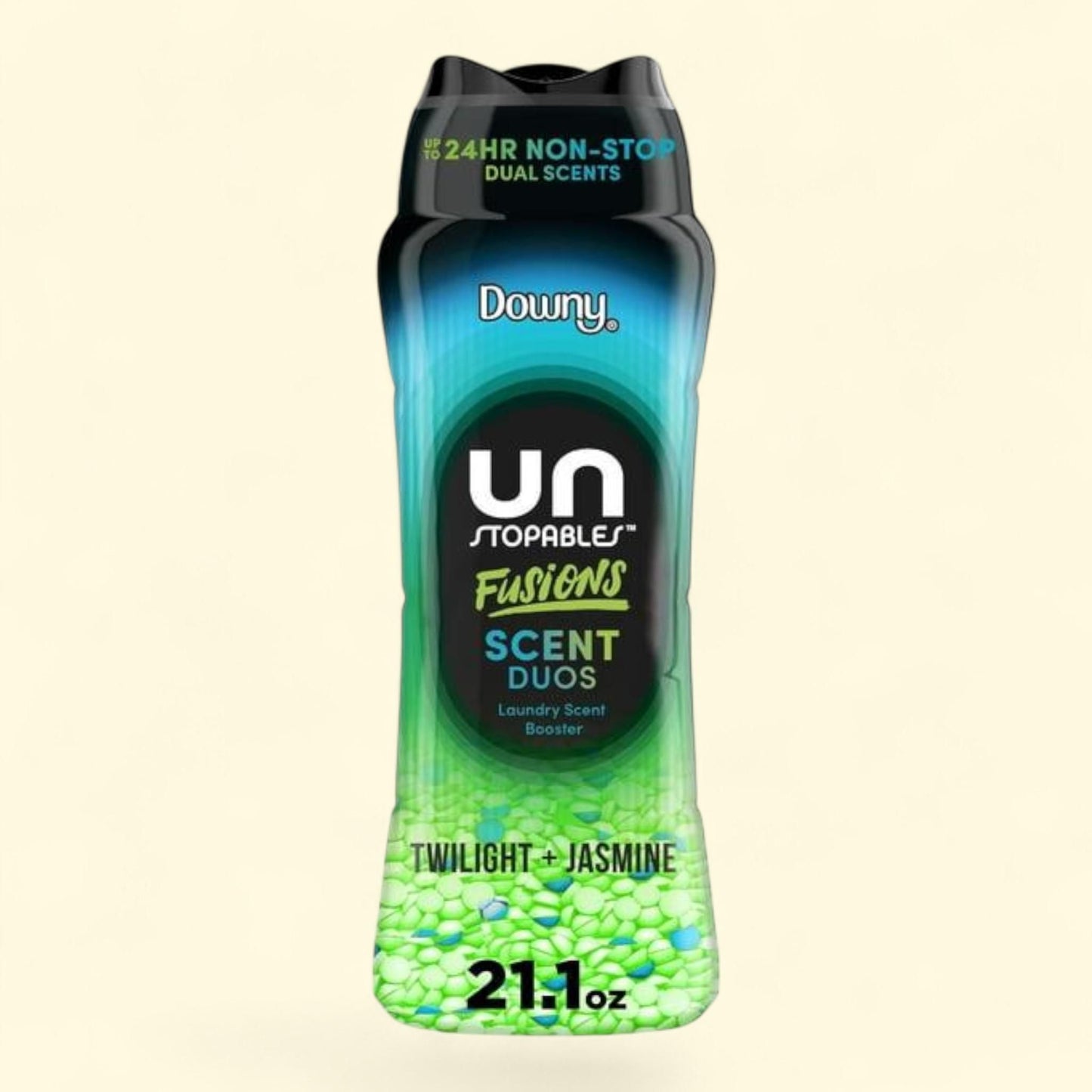 Downy Unstopables Fusions Laundry Scent Booster Beads, Twilight and Jasmine Scent, 21.1 oz