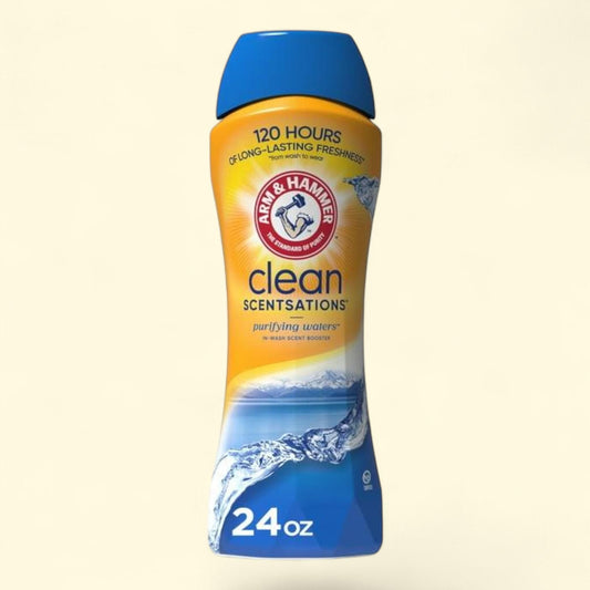 ARM & HAMMER Clean Scentsations In-Wash Scent Booster, Purifying Waters, 24 Oz