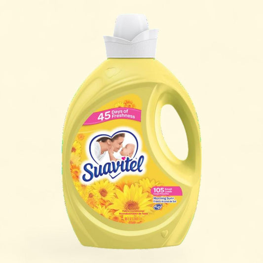 Suavitel Liquid Fabric Softener and Conditioner, Morning Sun, 105 oz