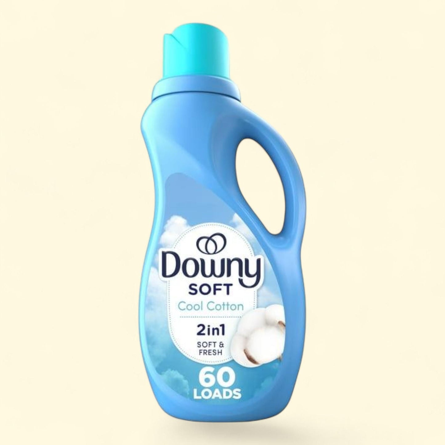 Downy Liquid Laundry Fabric Softener, Cool Cotton Scent, 44 fl oz