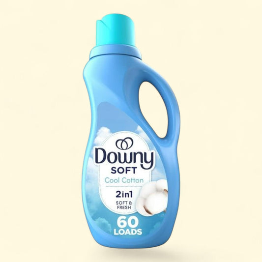 Downy Liquid Laundry Fabric Softener, Cool Cotton Scent, 44 fl oz