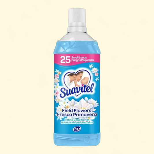 Suavitel Complete Liquid Fabric Softener and Conditioner, Field Flowers, 25 oz