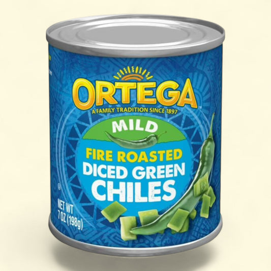 Ortega Diced Green Chiles, 7 oz Can