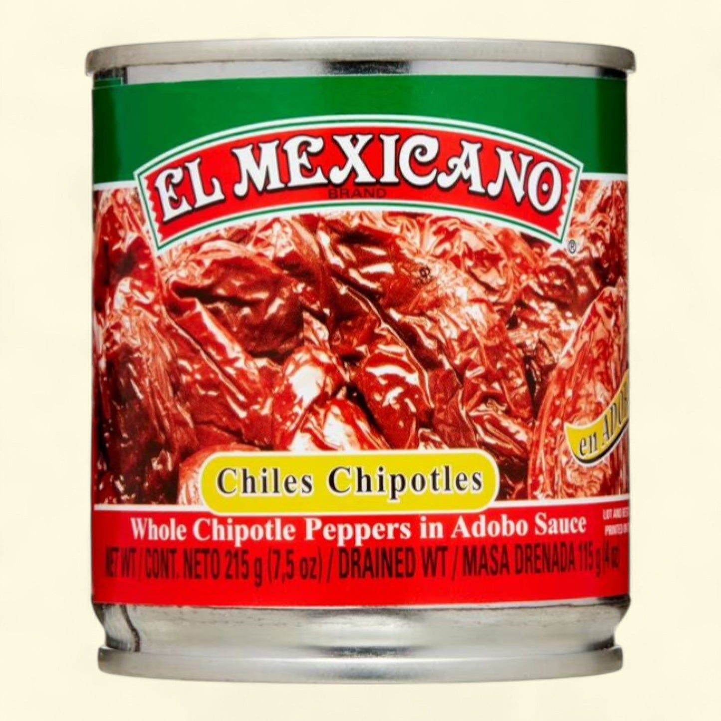 El Mexicano Chipotle Peppers in Adobo Sauce, 7.5 oz