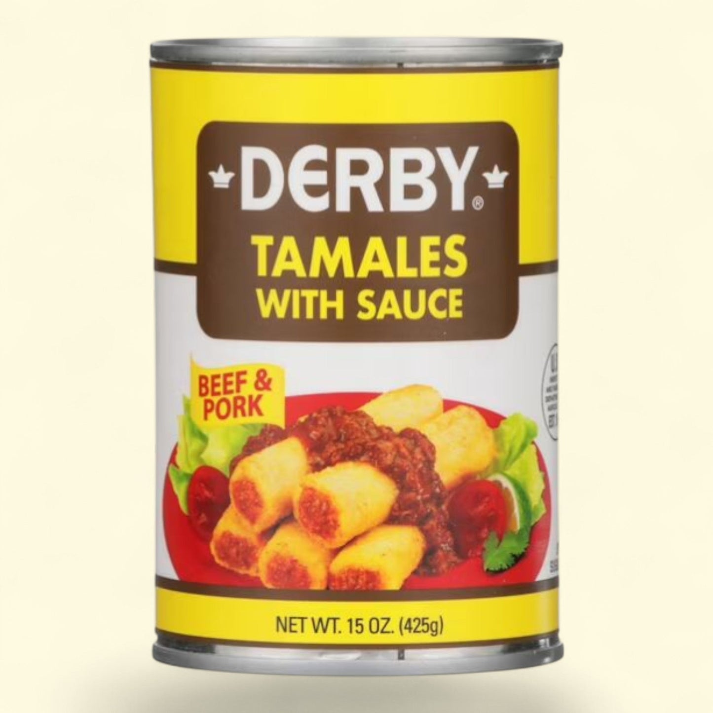 Derby Beef and Pork Tamales, 15 oz Can
