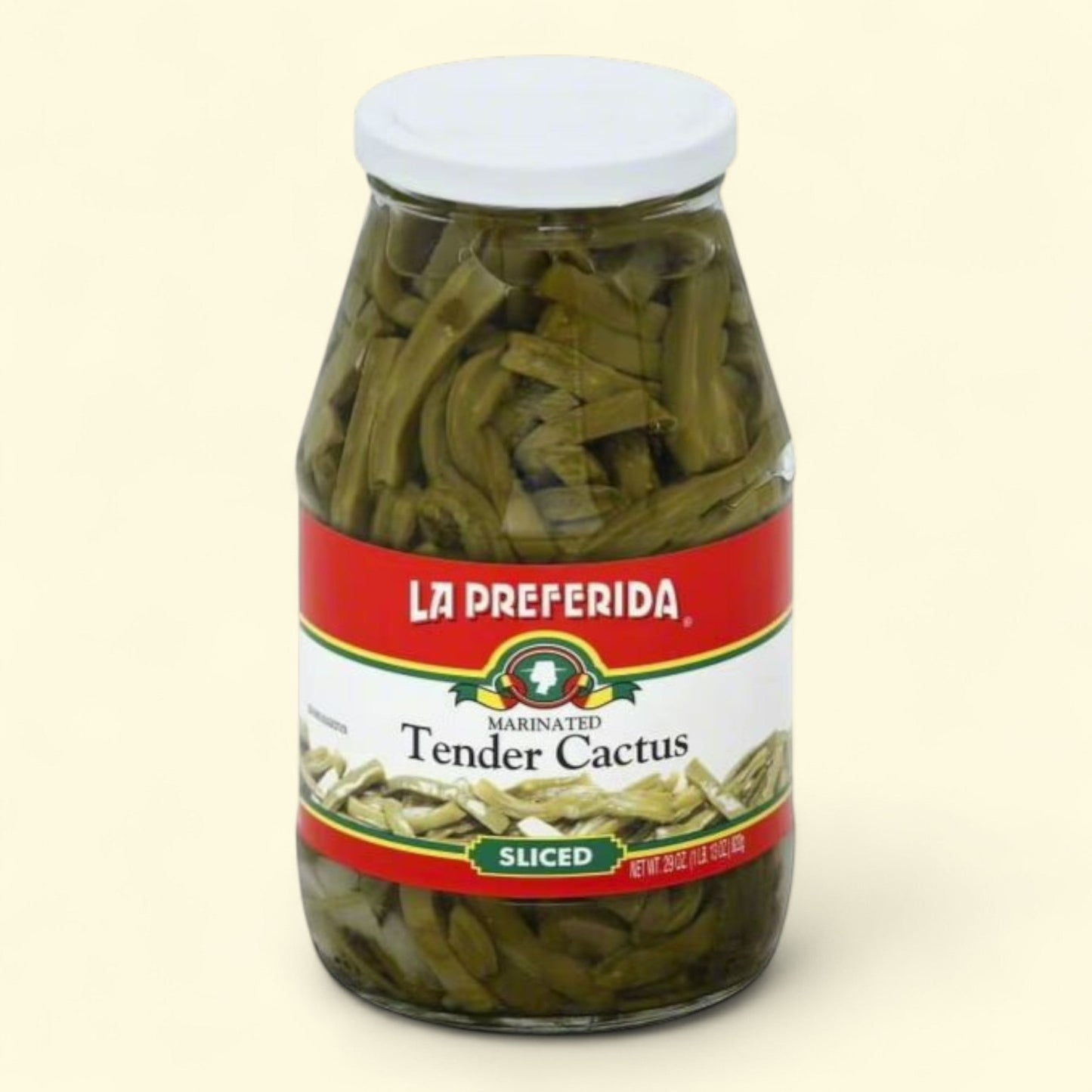 La Preferida Marinated Sliced Tender Cactus, 29 oz