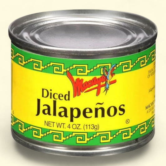 Macayo's Diced Green Jalapenos Can, 4oz