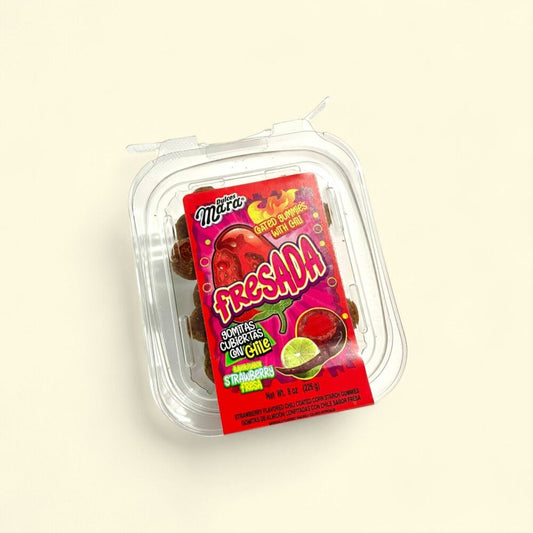 Dulces Mara Fresada Strawberry Gummies 8oz — authentic US product shipped worldwide by Treatspree