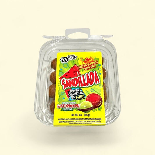 Dulces Mara Sandillada Watermelon Gummies 8oz — authentic US product shipped worldwide by Treatspree