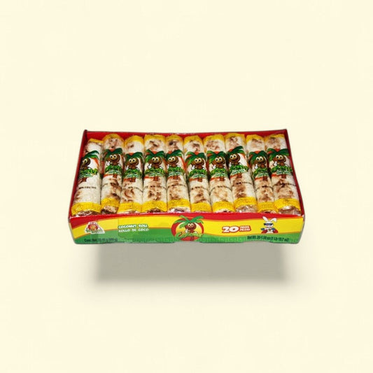 El Azteca Coconut Candy Rolls, 20 Count — authentic US product shipped worldwide by Treatspree