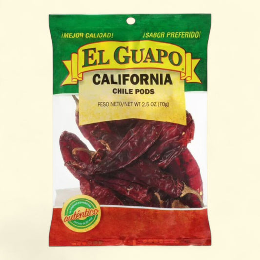 El Guapo Whole California Chili Pods, 2.5 oz