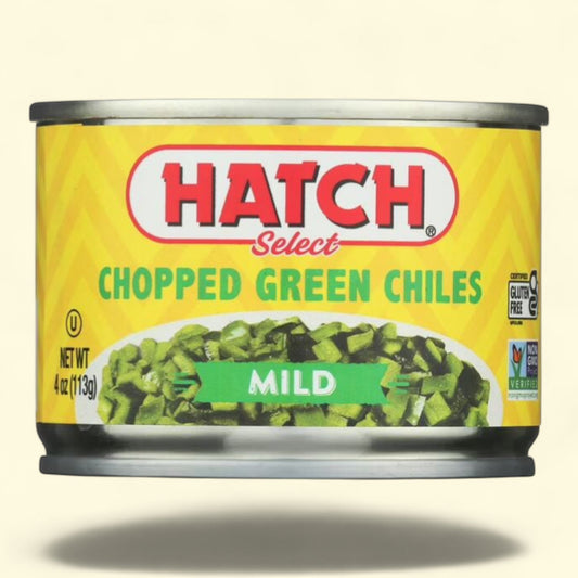 HATCH Chopped Green Chiles Mild, 4oz