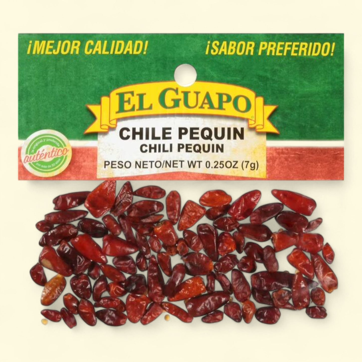 El Guapo Pequin Chili Peppers, 0.25 oz