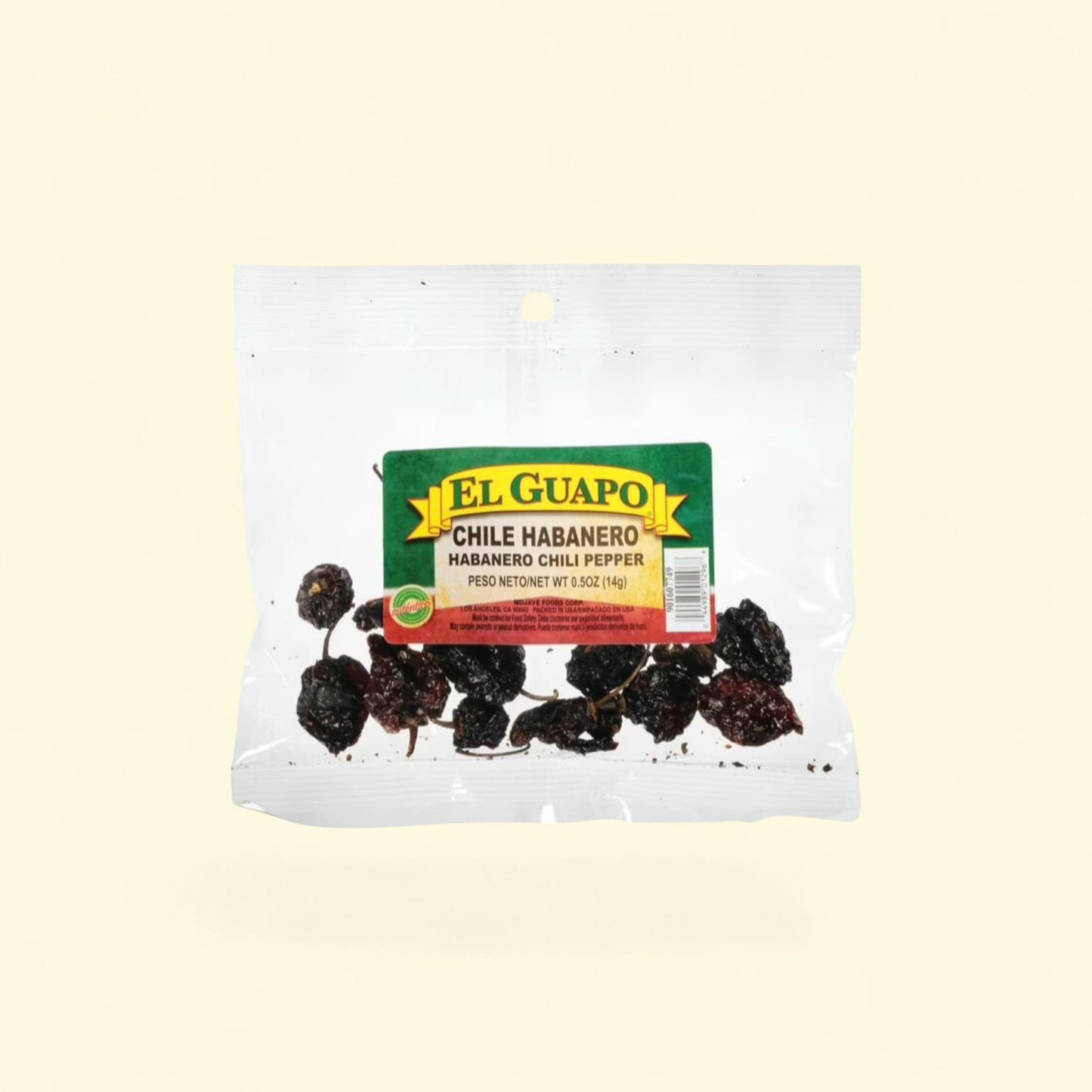 El Guapo Whole Habanero Chili Pods, 0.5 oz — authentic US product shipped worldwide by Treatspree