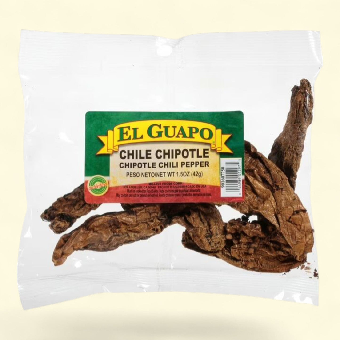 El Guapo Chipotle Chili Pepper Pods, 1.5 oz