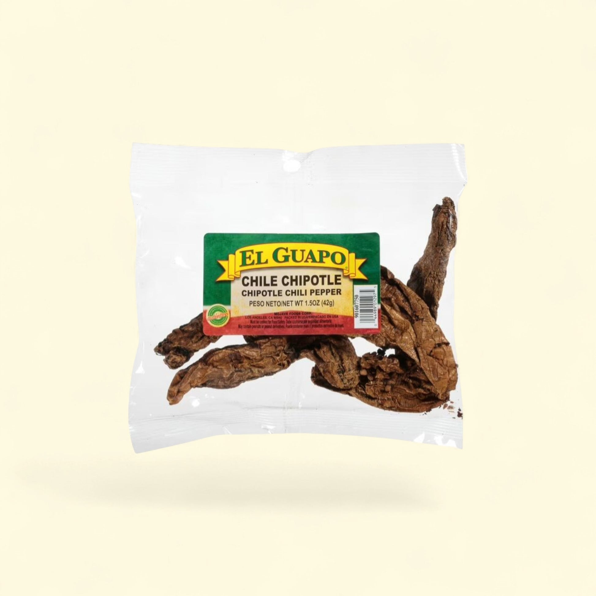 El Guapo Chipotle Chili Pepper Pods, 1.5 oz — authentic US product shipped worldwide by Treatspree