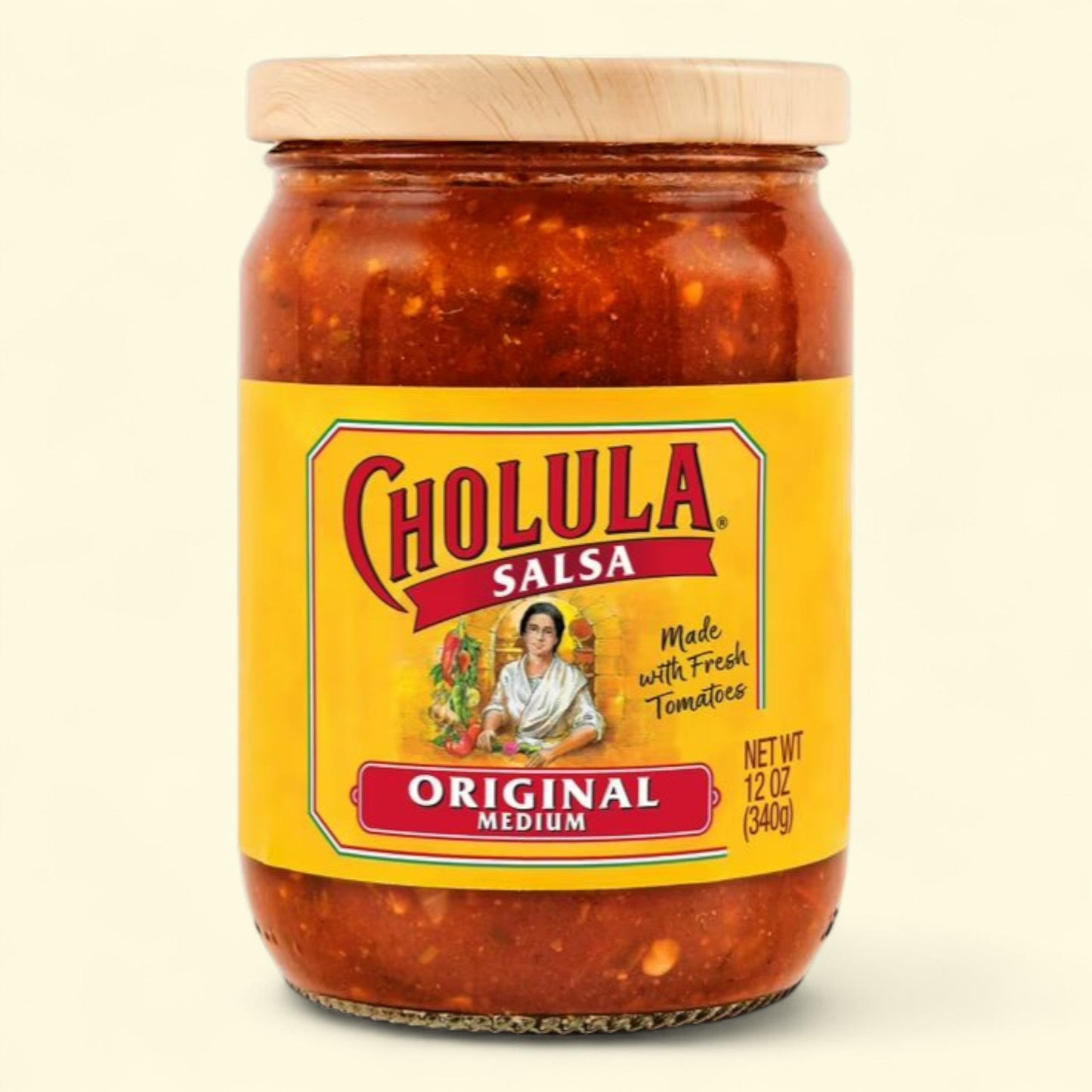 Cholula Medium Salsa, 12 oz Jar