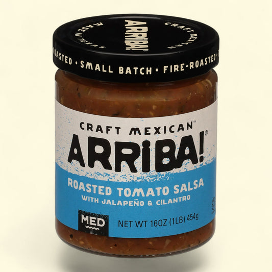 Arriba! Roasted Tomato Salsa with Jalapeno & Cilantro, 16 oz
