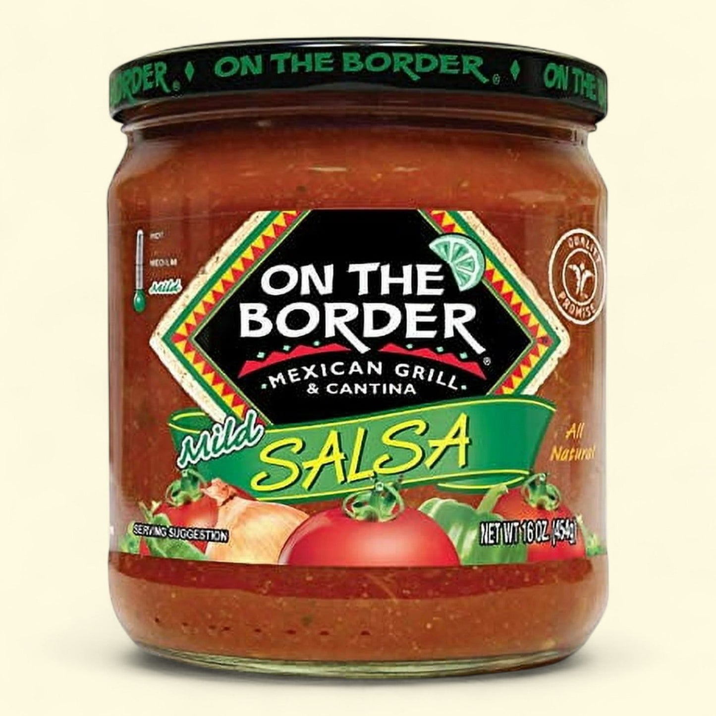 On The Border Mild Salsa, 16 oz Jar