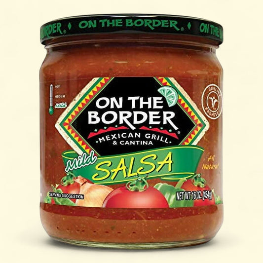 On The Border Mild Salsa, 16 oz Jar