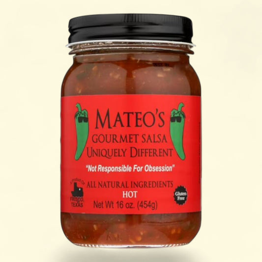 Mateo's Gourmet Salsa, Hot, 16 oz