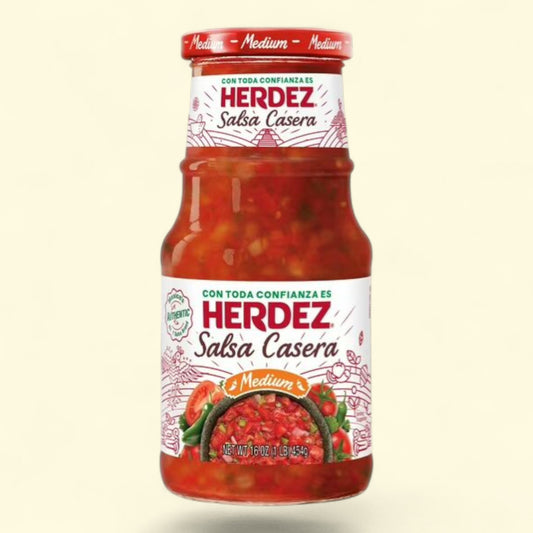 HERDEZ Salsa Casera Medium, 16 oz Jar