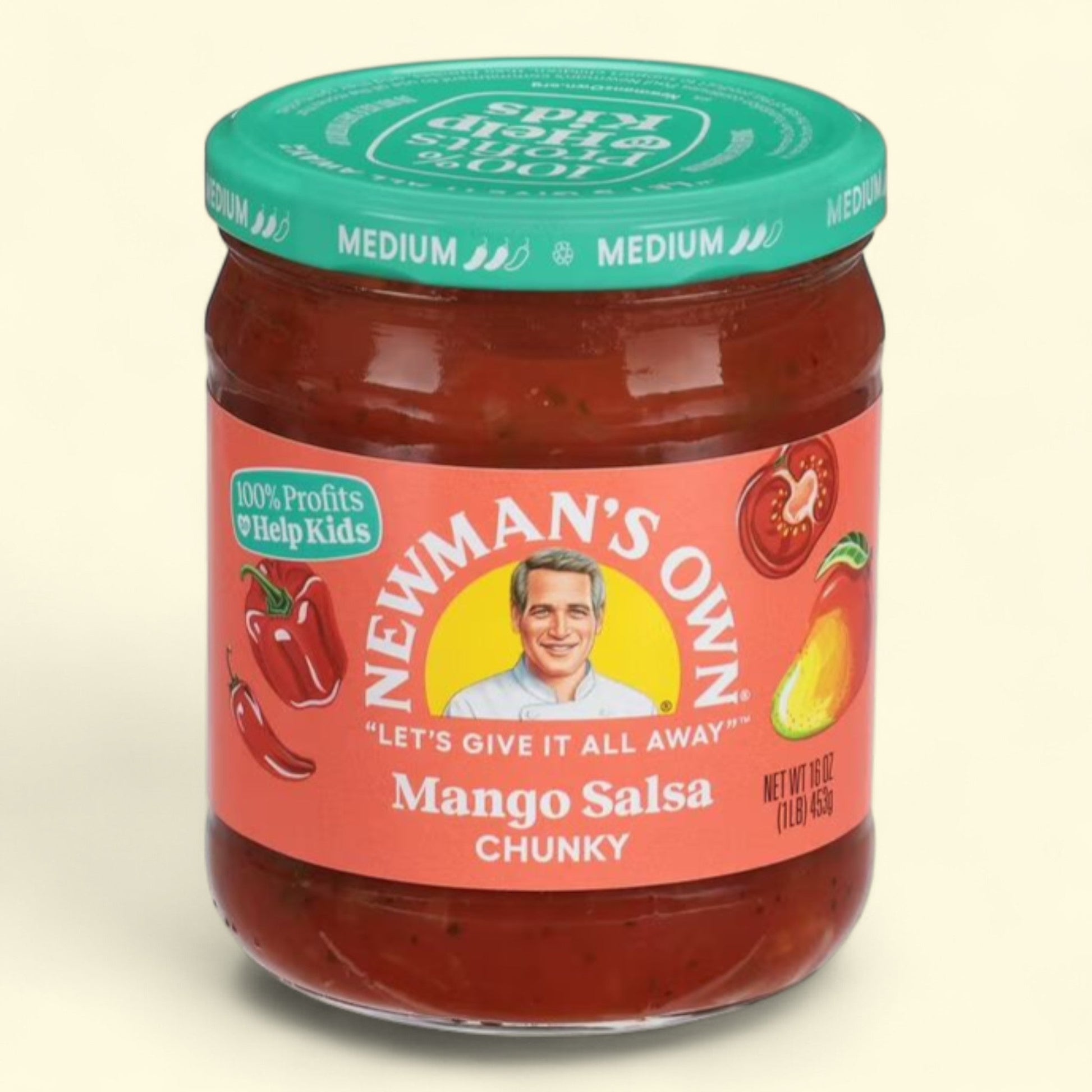 Newmans Own Mango Salsa, 16oz — authentic US product shipped worldwide by Treatspree