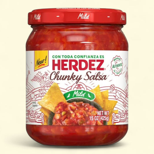 HERDEZ Chunky Salsa Mild, 15 oz Jar
