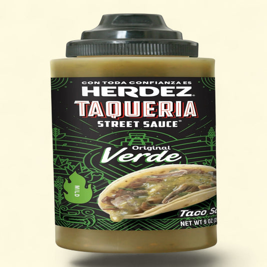 Herdez Taqueria Street Sauce Original Verde Mild Taco Sauce, 9 oz