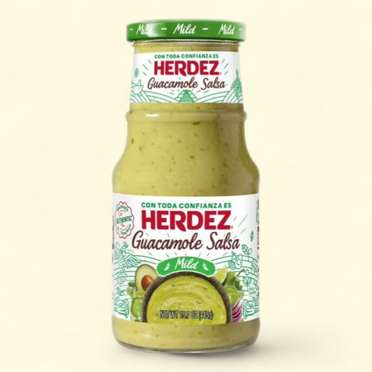 HERDEZ Guacamole Salsa Mild, 15.7 oz Jar