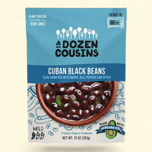 A Dozen Cousins Cuban Black Beans, 10 oz