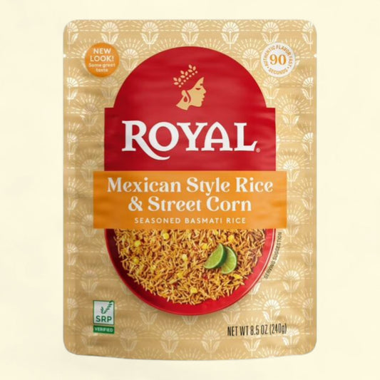 Royal Ready-to-Heat Mexican-Style Rice and Street Corn, 8.5 Oz