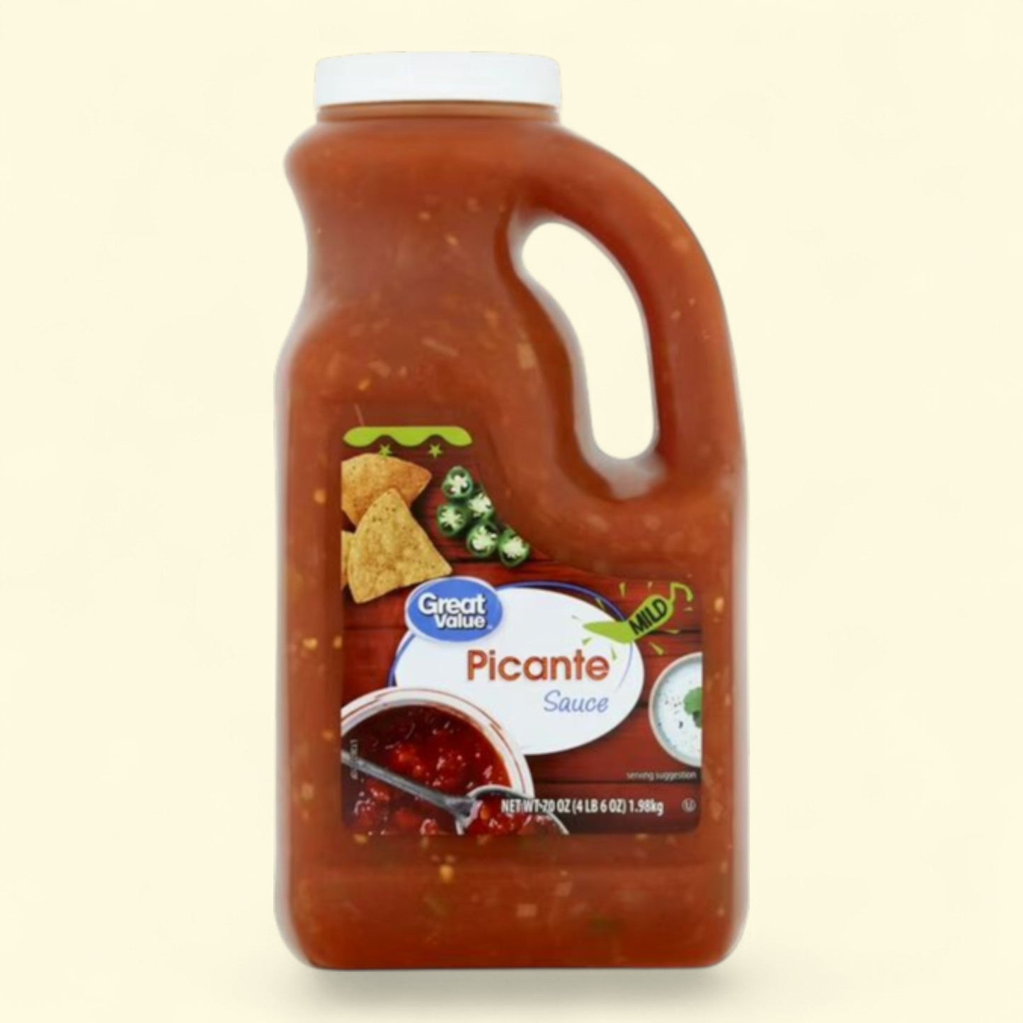 Great Value Mild Picante Sauce, 70 oz