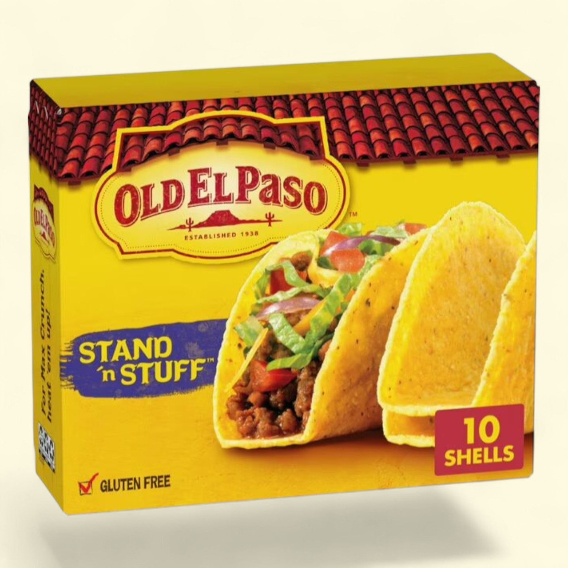 Old El Paso Stand 'N Stuff Taco Shells, 10 Ct, 4.7 oz — authentic US product shipped worldwide by Treatspree