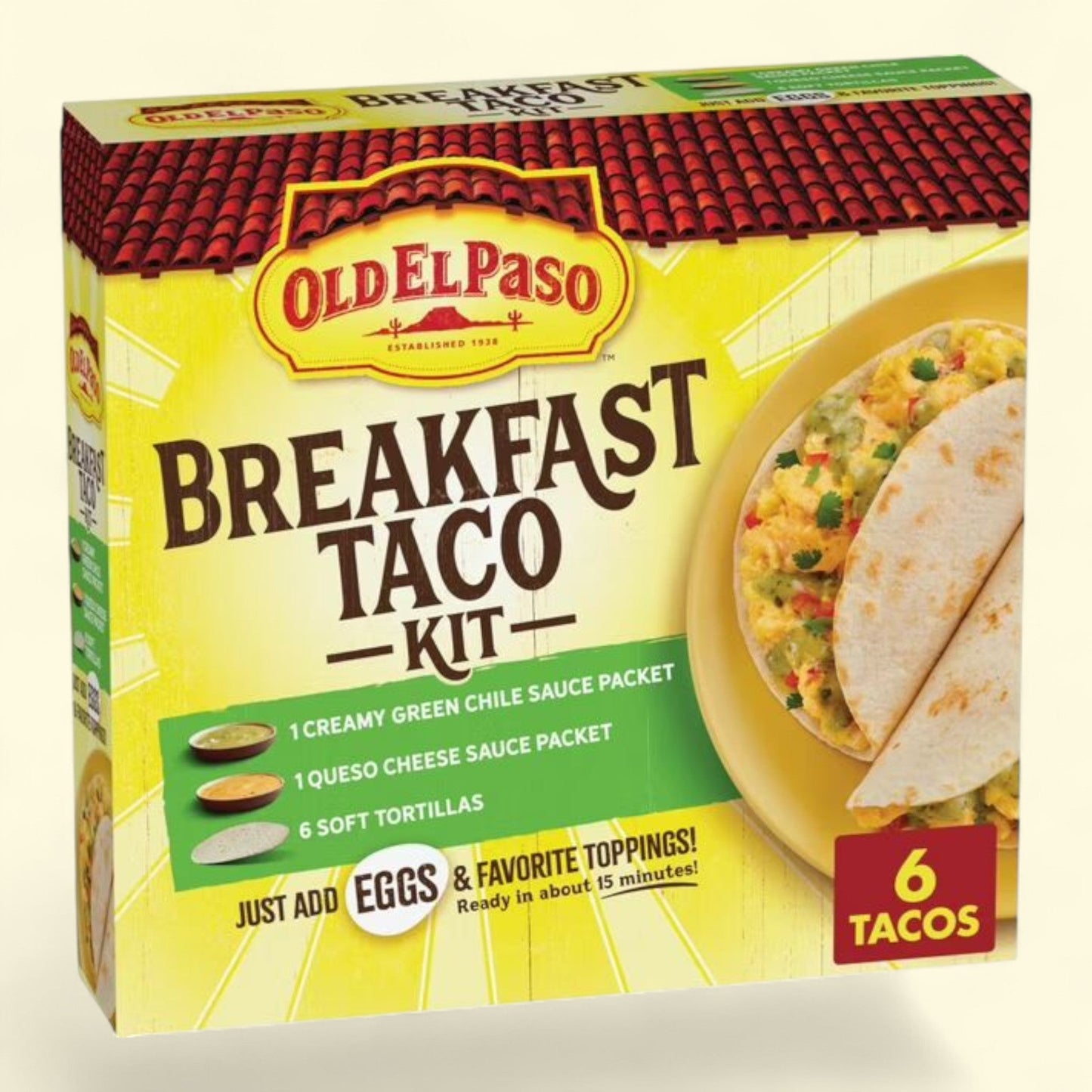 Old El Paso Breakfast Taco Kit, Makes 6 Tacos, 11.9 oz