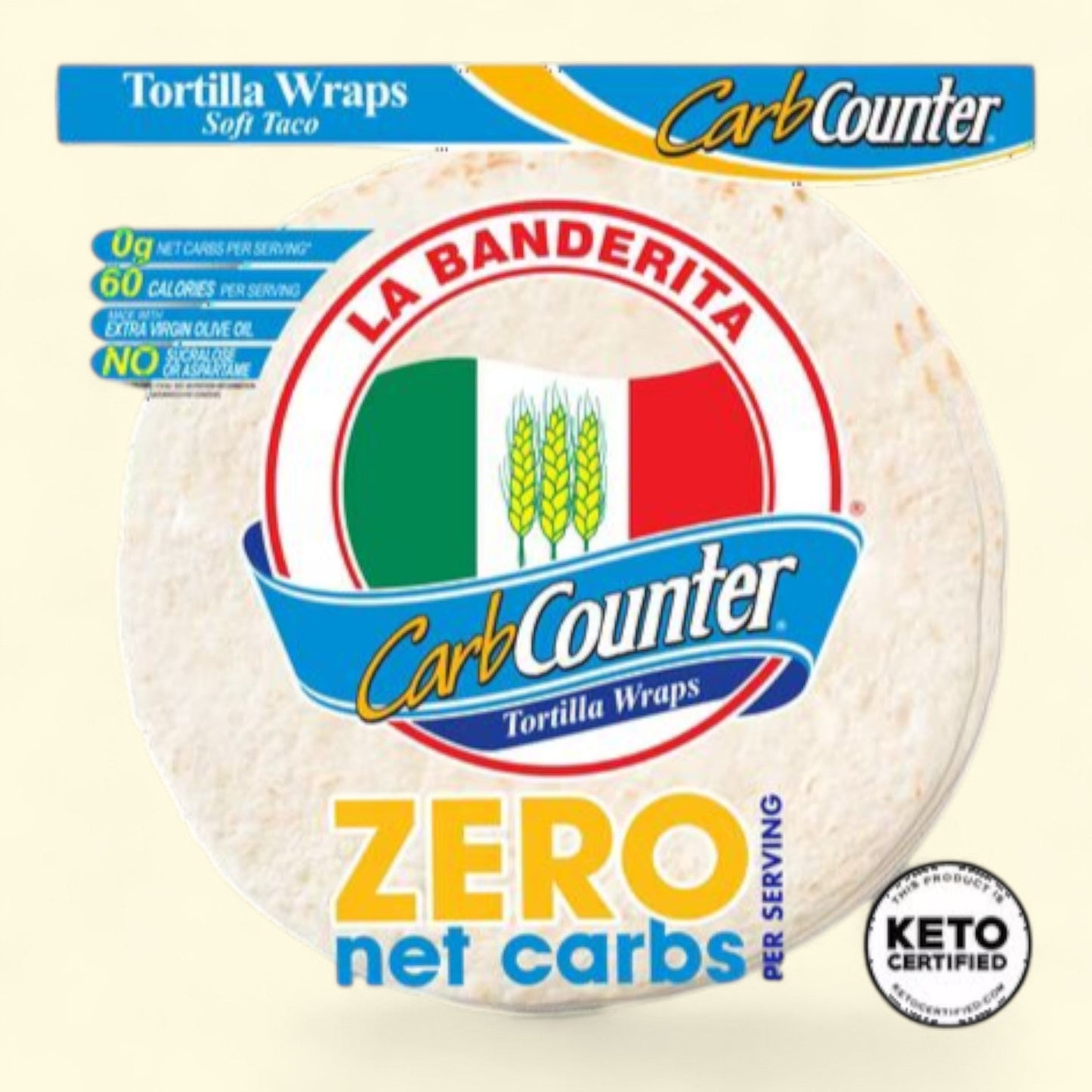 La Banderita Soft Taco Flour Tortillas, 11.8 oz, 8 Count