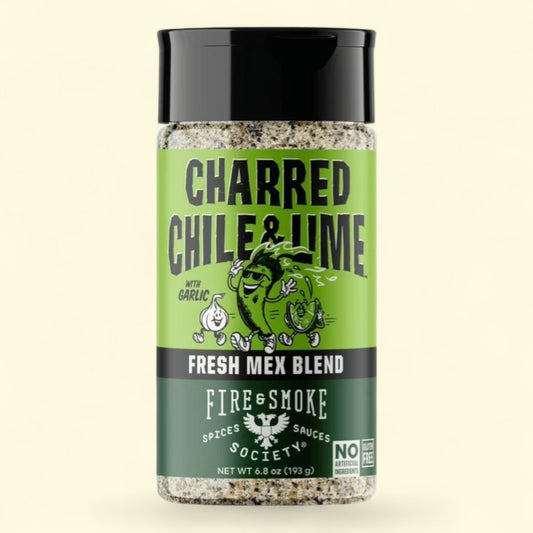 Fire & Smoke Society Charred Chile & Lime All-Purpose Spice Blend, 6.8 oz
