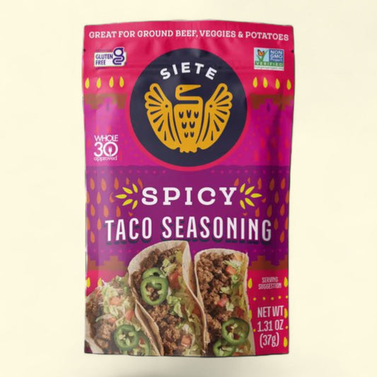 Siete Family Foods, mélange d'épices pour tacos épicés, 37 g