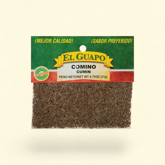 El Guapo Whole Cumin, 0.75 oz — authentic US product shipped worldwide by Treatspree