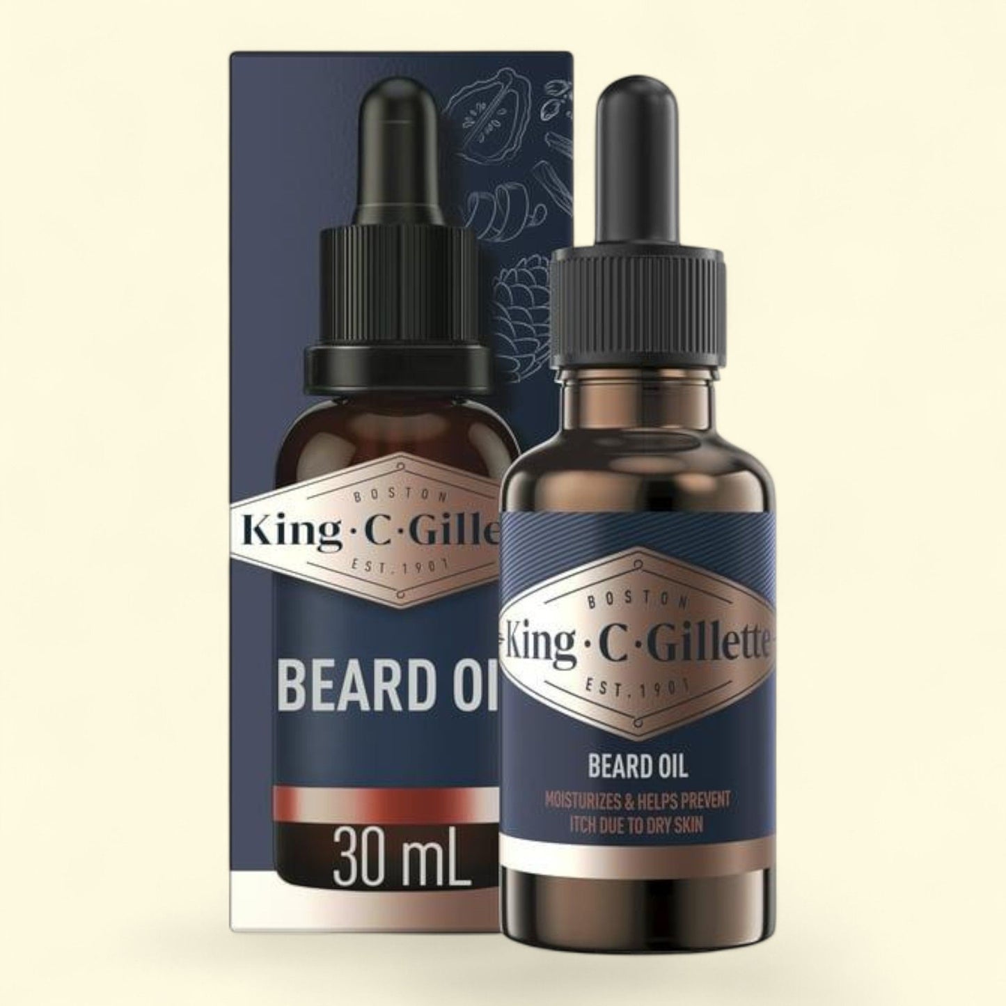 King C. Gillette Beard Oil, 1 oz