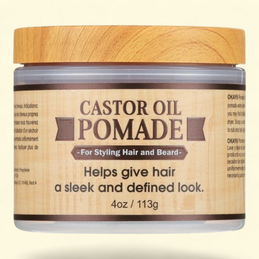 Huile de ricin pour la barbe et la pousse des cheveux Okay Pure Naturals, 118 ml