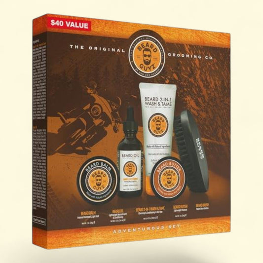 Beard Guyz Grooming Set, Men, 5 Piece