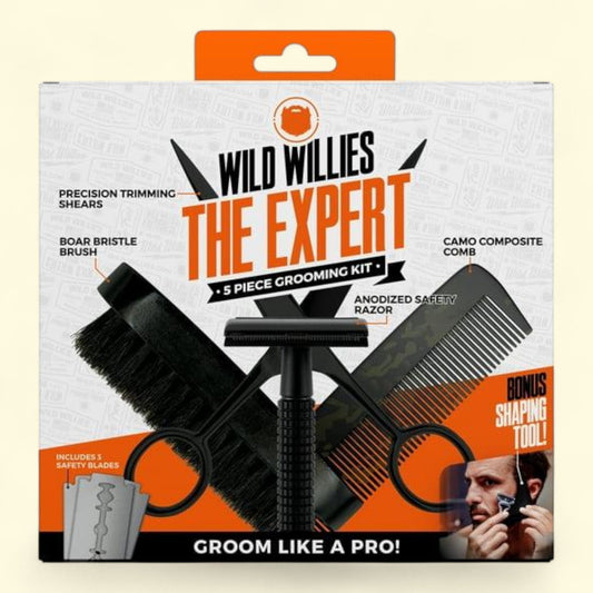 Wild Willies, kit de soins pour la barbe, 8 pièces